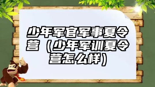 少年軍官軍事夏令營（少年軍訓夏令營怎么樣）